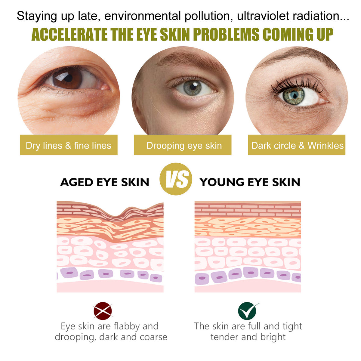 Firming Eye Mask Gold