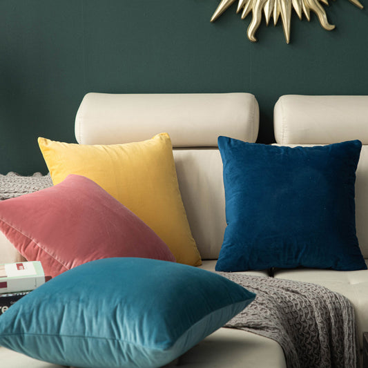 Velvet Nordic Cushion Pillow for Sofa and Office Chair